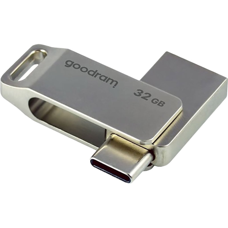 Флеш-драйв GOODRAM 32GB USB3.2 OTG Type-C ODA3 Silver (ODA3-0320S0R11) Об'єм пам'яті 32 Гб