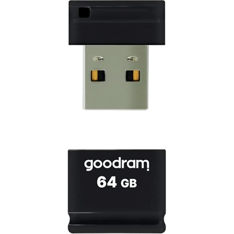 Флеш-драйв GOODRAM UPI2 64GB Black (UPI2-0640K0R11) Конструкція знімний ковпачок