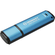 Флеш-драйв KINGSTON 128GB USB3.2 IronKey Vault Privacy 50 Type-A Blue (IKVP50/128GB)