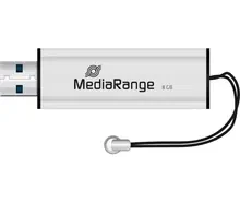 Флеш-драйв MEDIARANGE 8GB USB 3.0 Black/Silver (MR914)