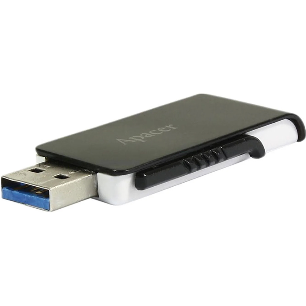 Флеш-драйв APACER AH350 64GB USB 3.2 Black (AP64GAH350B-1) Конструкция выдвижная