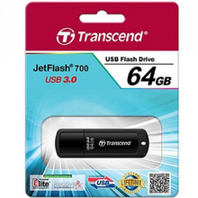 Флеш-драйв TRANSCEND JetFlash 700 64GB USB 3.1 Black (TS64GJF700)