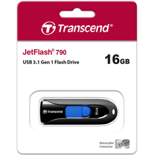 Флеш-драйв TRANSCEND JetFlash 790 16GB USB 3.1 Black (TS16GJF790K)