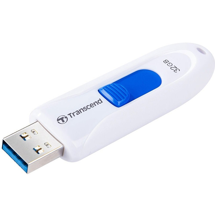 Флеш-драйв TRANSCEND JetFlash 790 32GB USB 3.1 White (TS32GJF790W) Конструкция выдвижная