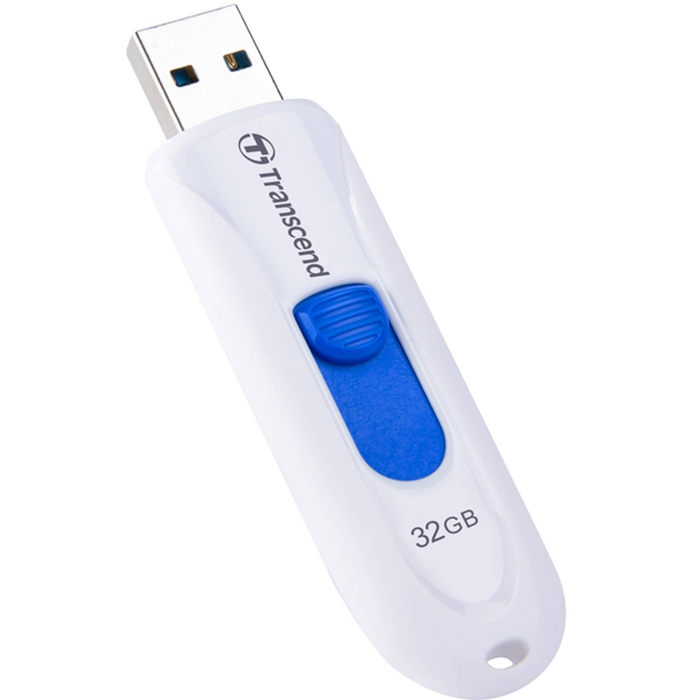 Флеш-драйв TRANSCEND JetFlash 790 32GB USB 3.1 White (TS32GJF790W) Объем памяти 32 Гб