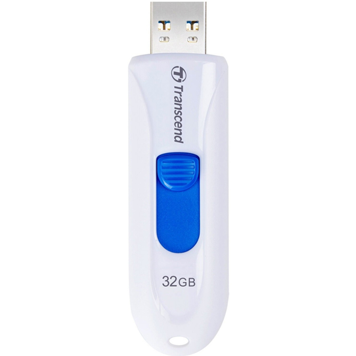 Флеш-драйв TRANSCEND JetFlash 790 32GB USB 3.1 White (TS32GJF790W) Материал корпуса пластик