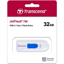 Флеш-драйв TRANSCEND JetFlash 790 32GB USB 3.1 White (TS32GJF790W)