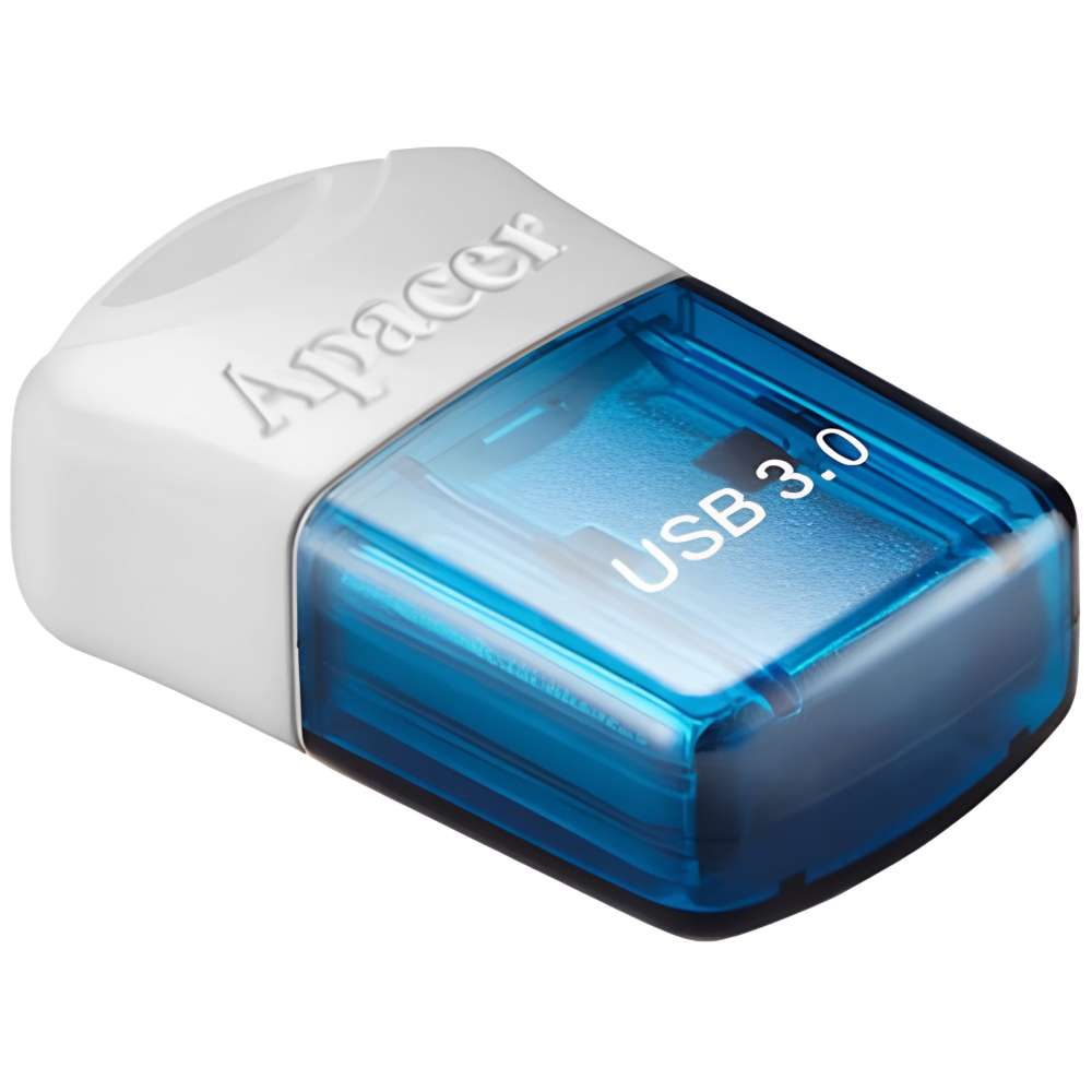 Флеш-драйв APACER AH157 64GB USB 3.0 Blue (AP64GAH157U-1) Материал корпуса пластик