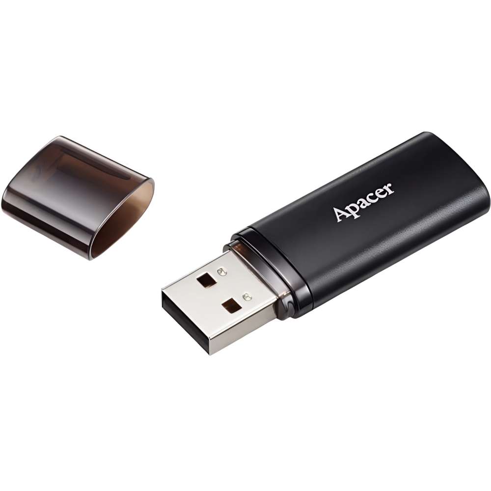 Флеш-драйв APACER AH25B 128GB USB 3.2 Black (AP128GAH25BB-1) Конструкція знімний ковпачок