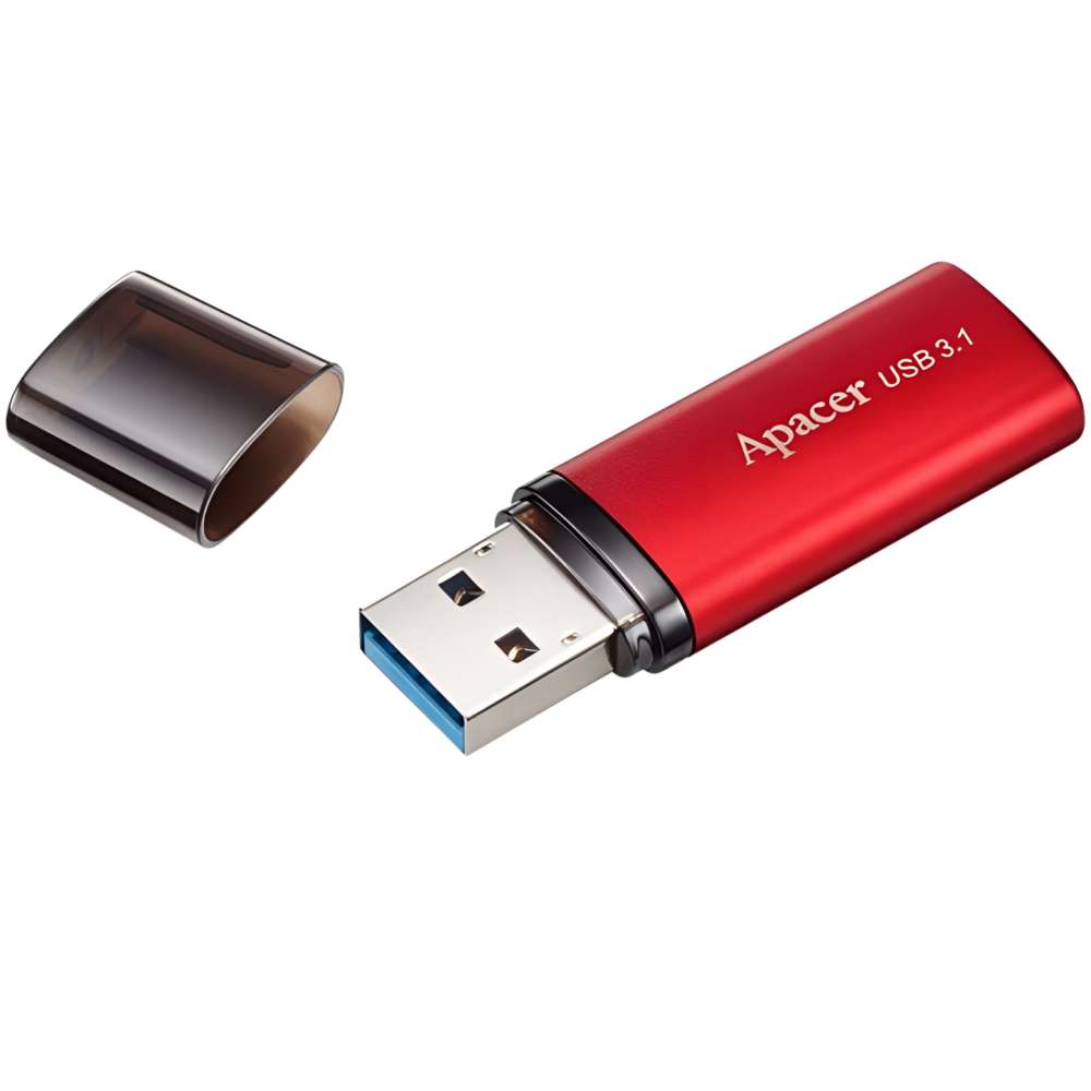 Флеш-драйв APACER AH25B 128GB USB 3.2 Red (AP128GAH25BR-1) Конструкция съемный колпачок