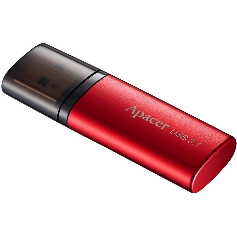 Флеш-драйв APACER AH25B 128GB USB 3.2 Red (AP128GAH25BR-1) Материал корпуса металл