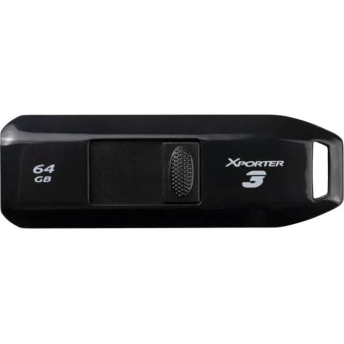 Флеш-драйв Patriot Xporter 3 USB 3.2 Gen 1 Black 64GB (PSF64GX3B3U) Конструкція висувна