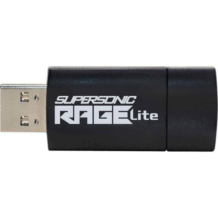 Флеш-драйв Patriot USB3.2 Rage Lite 64GB Black (PEF64GRLB32U) Конструкція знімний ковпачок