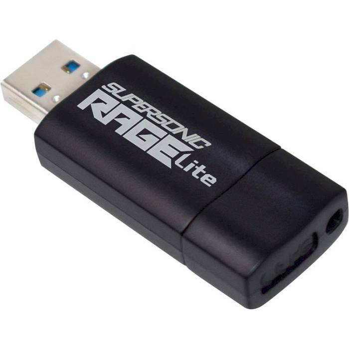 Флеш-драйв Patriot USB3.2 Rage Lite 64GB Black (PEF64GRLB32U) Матеріал корпуса пластик