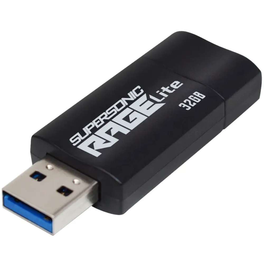 Флеш-драйв PATRIOT RAGE LITE 32GB USB 3.2 GEN 1 (PEF32GRLB32U) Материал корпуса пластик