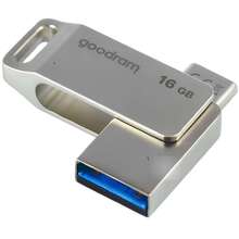 Флеш-драйв GOODRAM 16GB SILVER Gen 1 Type A+Type C (ODA3-0160S0R11)