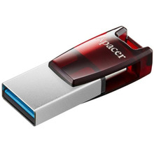 Флеш-драйв APACER AH180 128GB Red (AP128GAH180R-1)