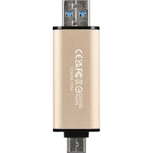 Флеш-драйв TRANSCEND 128GB USB 3.2/Type-C JetFlash 930 Gold-Black (TS128GJF930C)