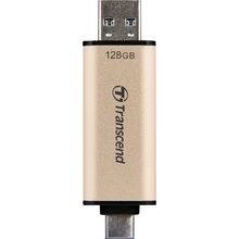 Флеш-драйв TRANSCEND 128GB USB 3.2/Type-C JetFlash 930 Gold-Black (TS128GJF930C)