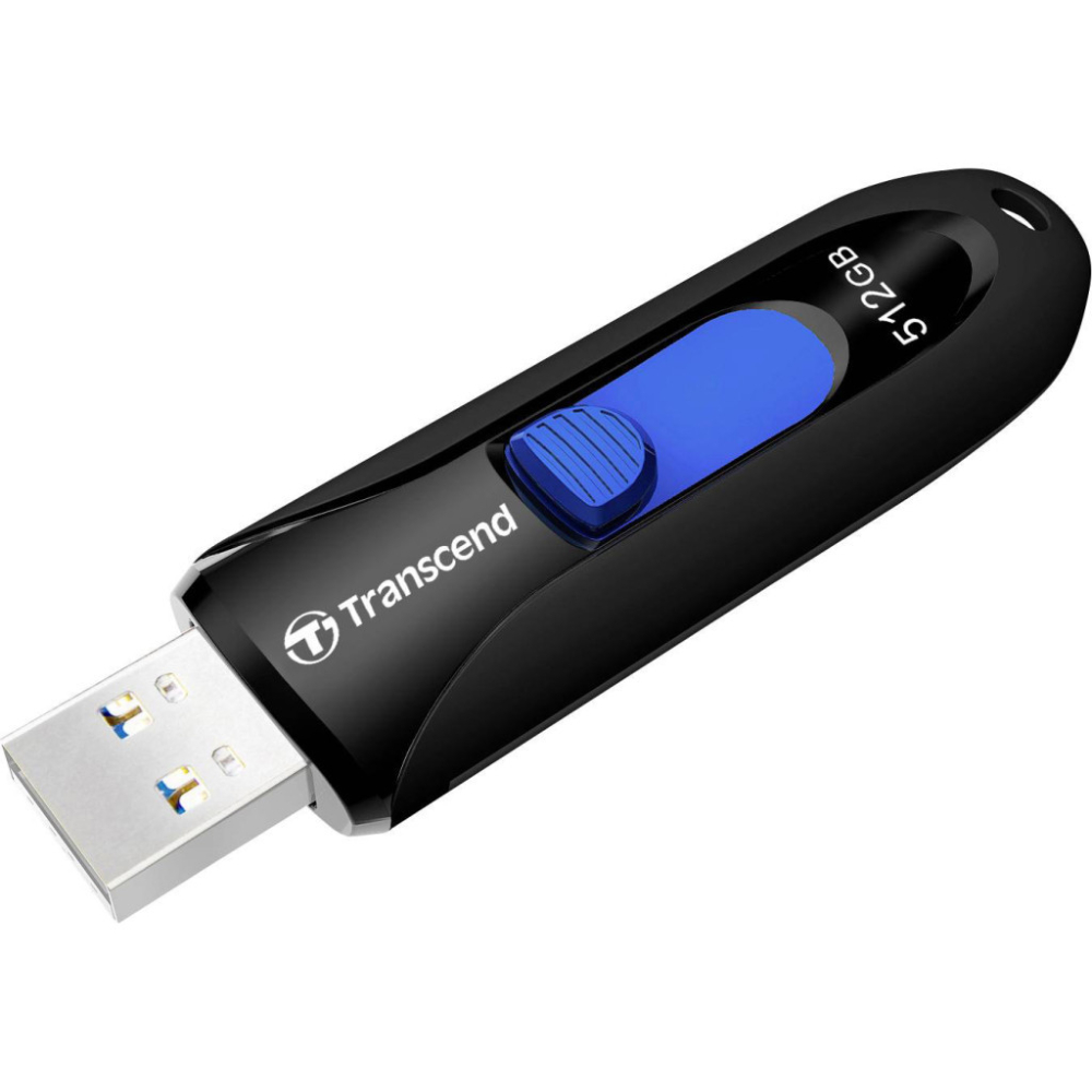 Флеш-драйв TRANSCEND JetFlash 790 512GB USB 3.1 Black (TS512GJF790K) Конструкція знімний ковпачок