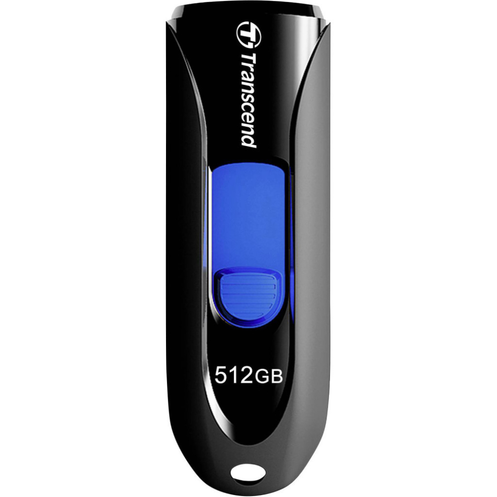 Флеш-драйв TRANSCEND JetFlash 790 512GB USB 3.1 Black (TS512GJF790K) Матеріал корпуса пластик