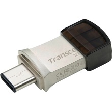 Флеш-драйв TRANSCEND JetFlash 890 128GB Type-C USB 3.1/3.0 Silver (TS128GJF890S)