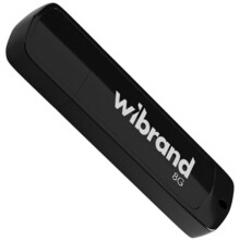 Флеш-драйв WIBRAND Grizzly 8GB 2.0 Black (WI2.0/GR8P3B)