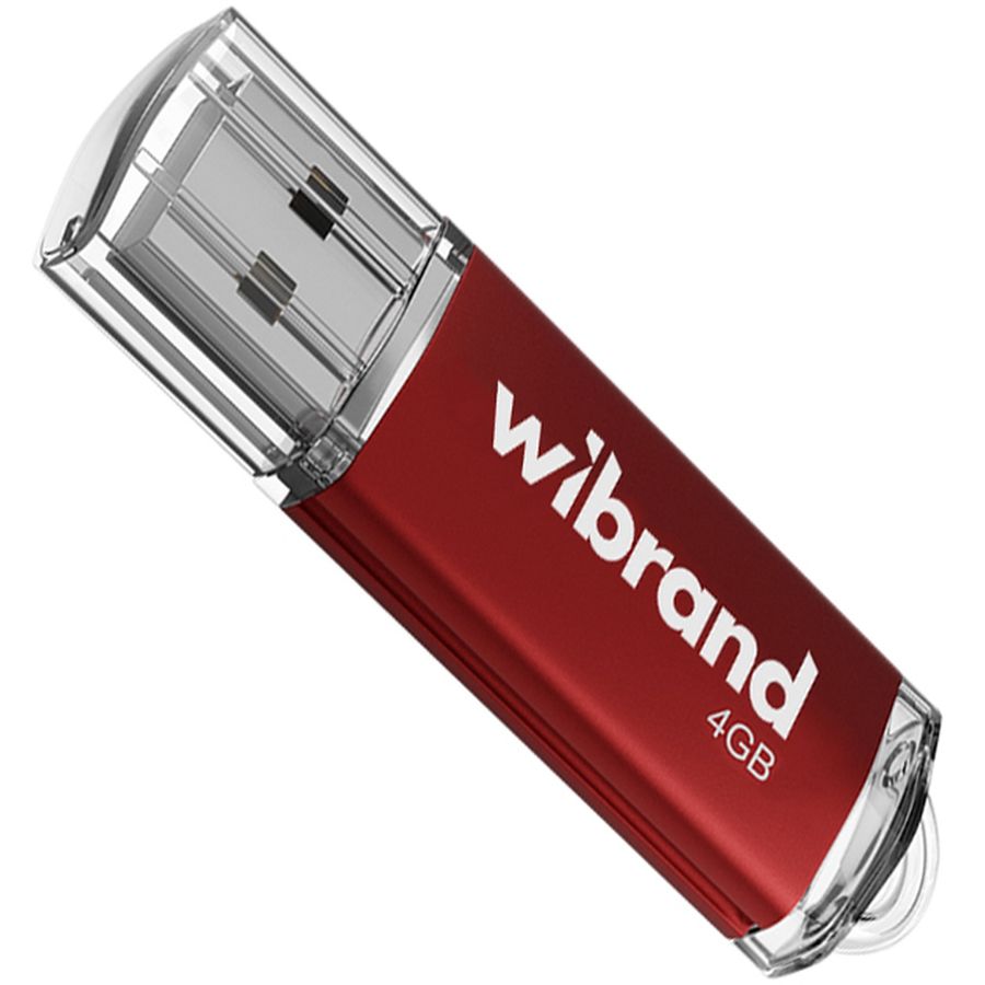 Флеш-драйв WIBRAND 4GB Cougar Red (WI2.0/CU4P1R)