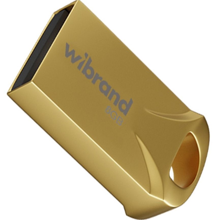 Флеш-драйв WIBRAND 8GB Hawk Gold (WI2.0/HA8M1G)