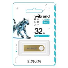 Флеш-драйв WIBRAND 32GB Puma Gold (WI2.0/PU32U1G)