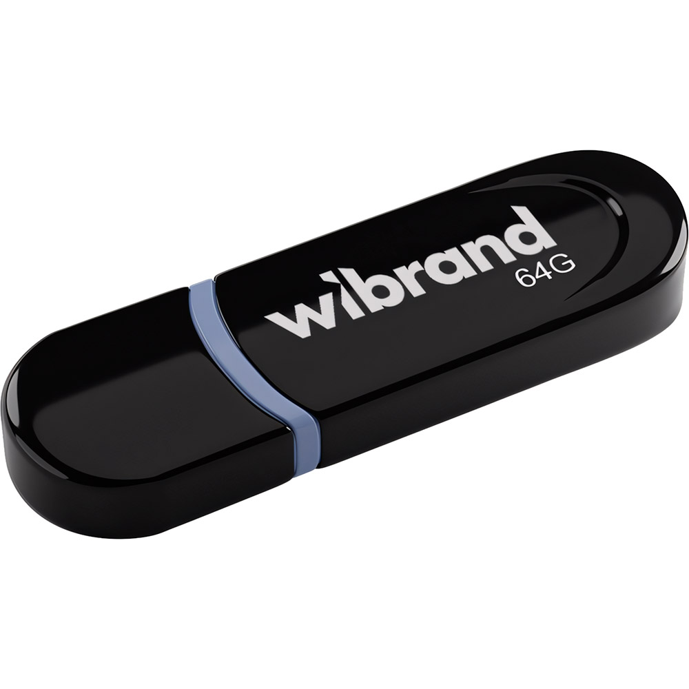 Флеш-драйв WIBRAND 64GB Panther Black (WI2.0/PA64P2B)