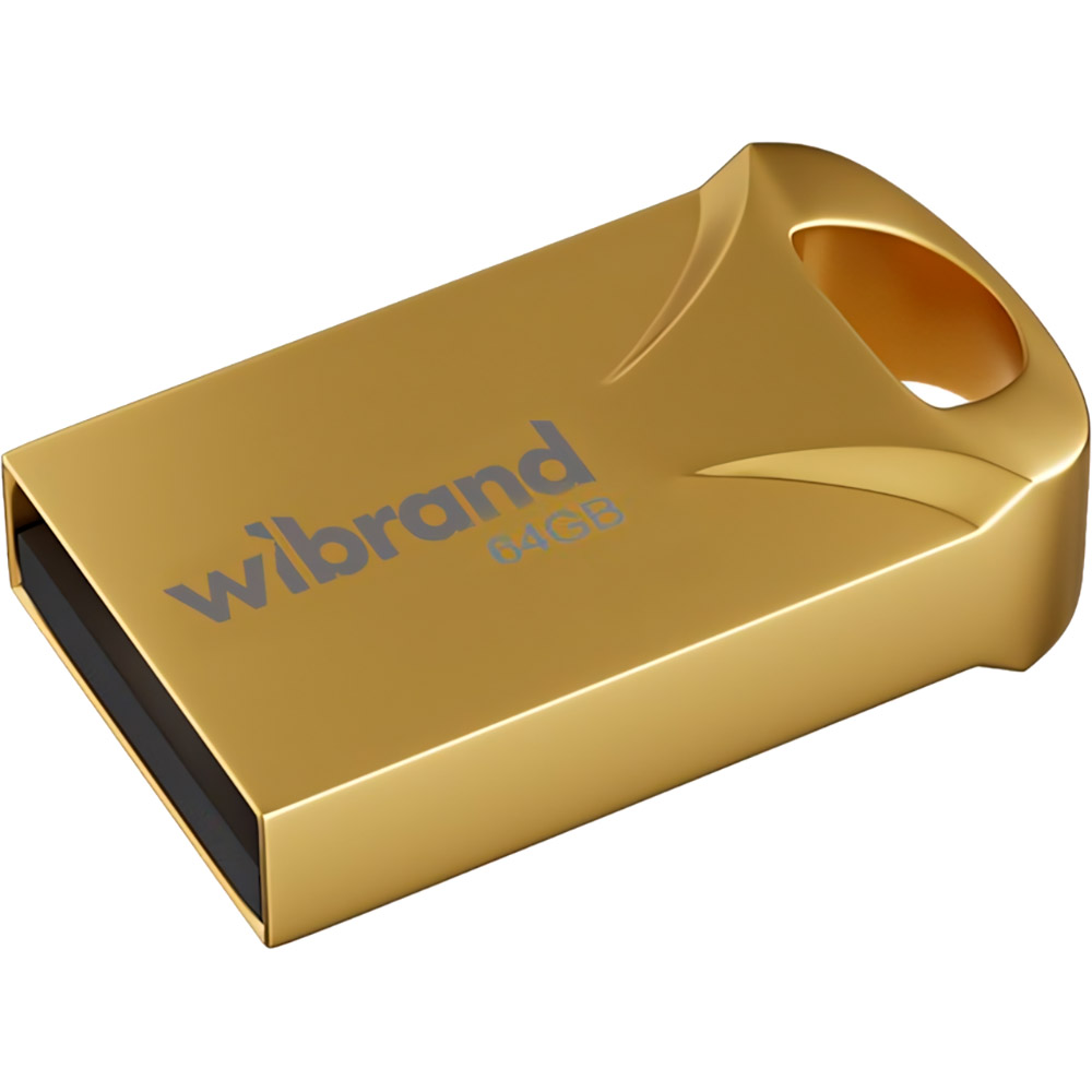 Флеш-драйв WIBRAND 64GB Hawk Gold (WI2.0/HA64M1G)