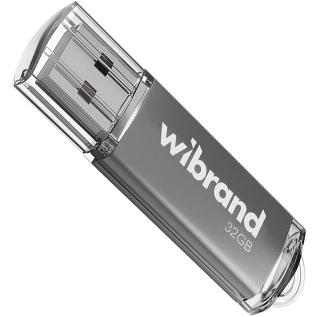 Флеш-драйв WIBRAND Cougar  32GB 2.0 Silver (WI2.0/CU32P1S)