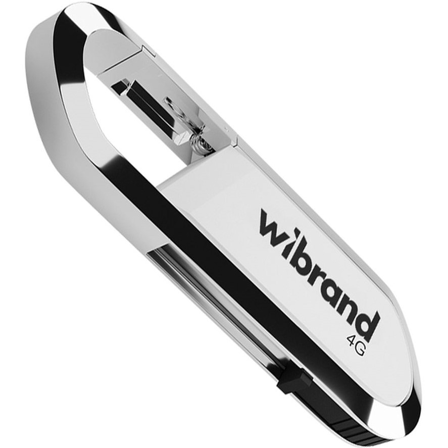 Флеш-драйв WIBRAND 4GB Aligator White (WI2.0/AL4U7W)