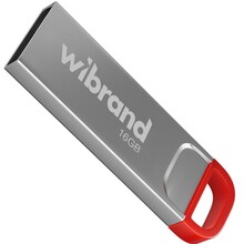 Флеш-драйв WIBRAND 16GB Falcon Silver-Red (WI2.0/FA16U7R)