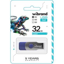 Флеш-драйв WIBRAND 32GB Lizard Light Blue (WI3.2/LI32P9LU)