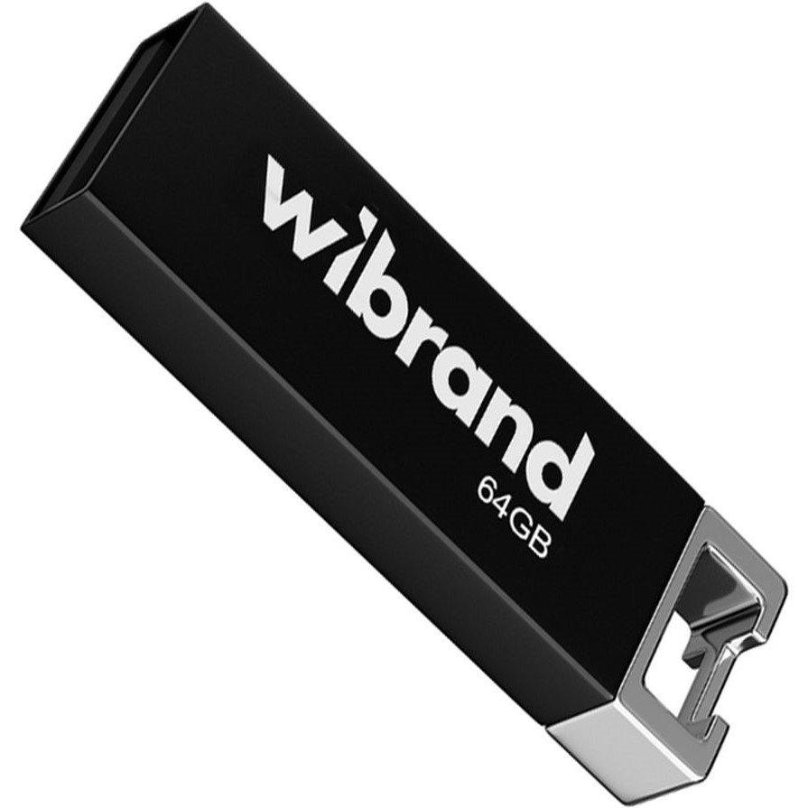 Флеш-драйв WIBRAND 64GB Chameleon Black (WI2.0/CH64U6B)