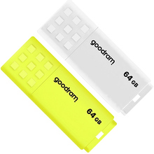 Флеш-драйв GOODRAM UME2 Mix 2x64GB 2 шт White/Yellow (UME2-0640MXR11-2P)