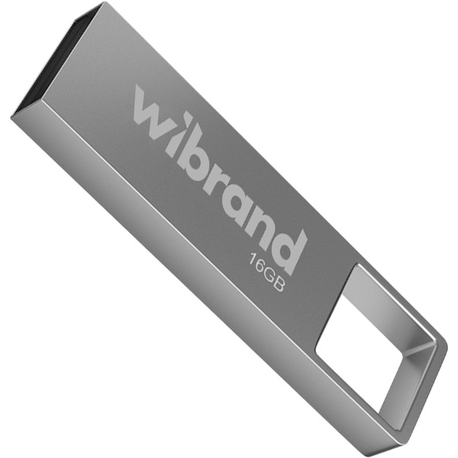 Флеш-драйв Wibrand Shark 16GB USB 2.0 Silver (WI2.0/SH16U4S)