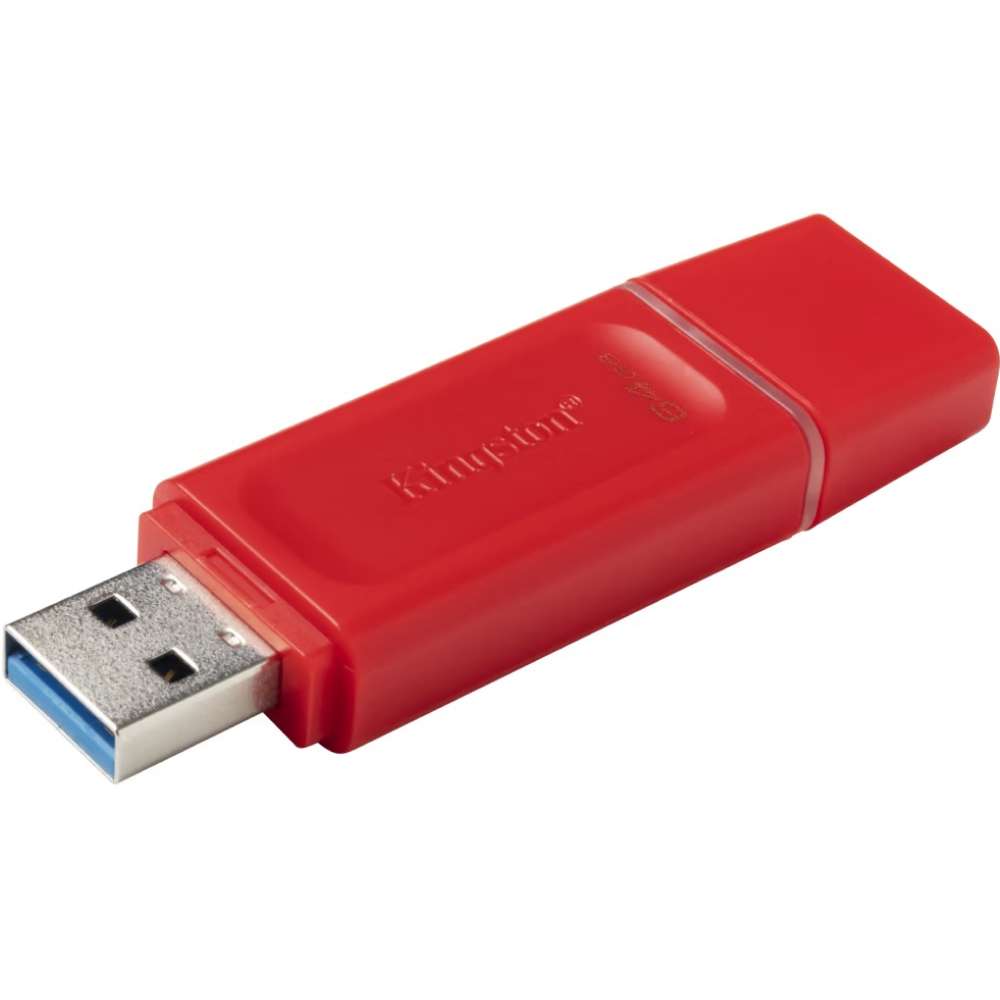 Флеш-драйв KINGSTON DT Exodia 64GB Red (KC-U2G64-7GR) Матеріал корпуса пластик