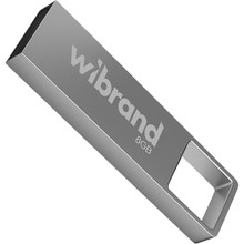 Флеш-драйв Wibrand Shark 8GB USB 2.0 Silver (WI2.0/SH8U4S)