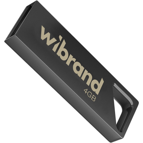 Флеш-драйв Wibrand Stingray 4GB USB 2.0 Grey (WI2.0/ST4U5G)