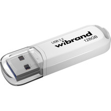 Флеш-драйв WIBRAND 128GB Marten White 3.2 Gen 1 (3.0) (WI3.2/MA128P10W)