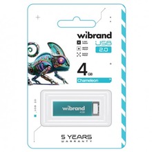 Флеш-драйв WIBRAND Chameleon USB 2.0 4 Gb Light blue (WI2.0/CH4U6LU)