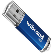 Флеш-драйв WIBRAND Cougar USB 2.0 4 Gb Blue (WI2.0/CU4P1U)