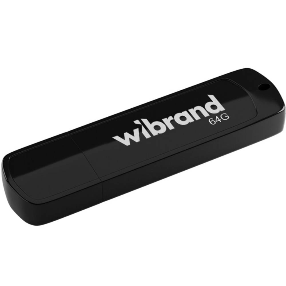 Флеш-драйв Wibrand Grizzly 64Gb USB 2.0 Black (WI2.0/GR64P3B)