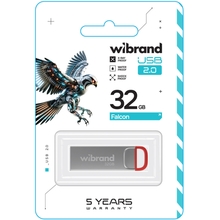 Флеш-драйв WIBRAND 32Gb USB 2.0 Falcon Red (WI2.0/FA32U7R)