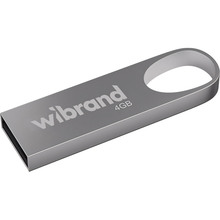 Флеш-драйв WIBRAND USB 2.0 Irbis 4Gb Silver (WI2.0/IR4U3S)