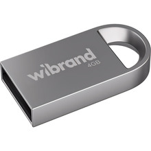 Флеш-драйв WIBRAND USB 2.0 Lynx 4Gb Silver (WI2.0/LY4M2S)