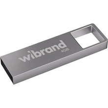 Флеш-драйв WIBRAND USB 2.0 Shark 4Gb Silver (WI2.0/SH4U4S)